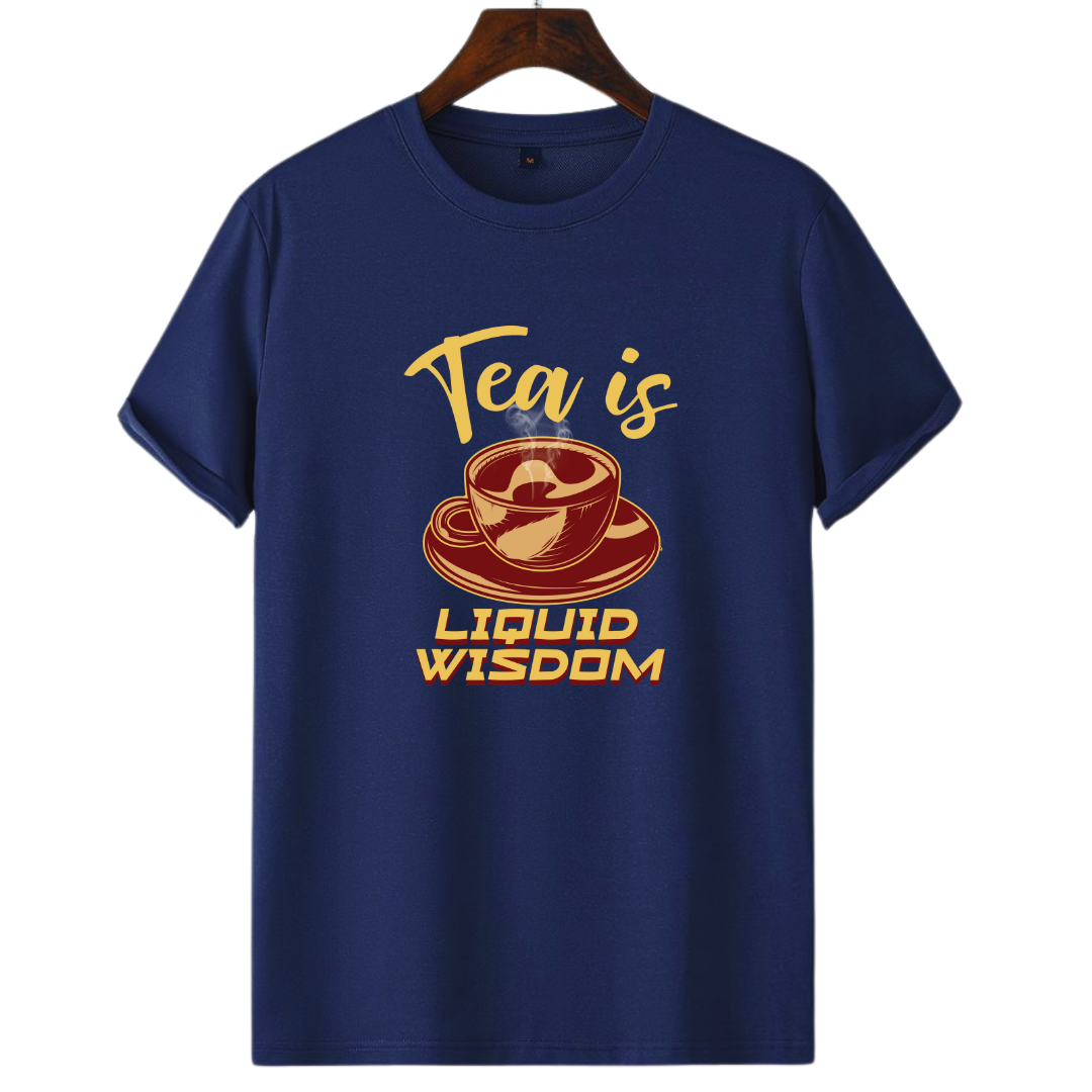 Tea is Liquid Wisdom T-Shirt | Premium Cotton Unisex Tee