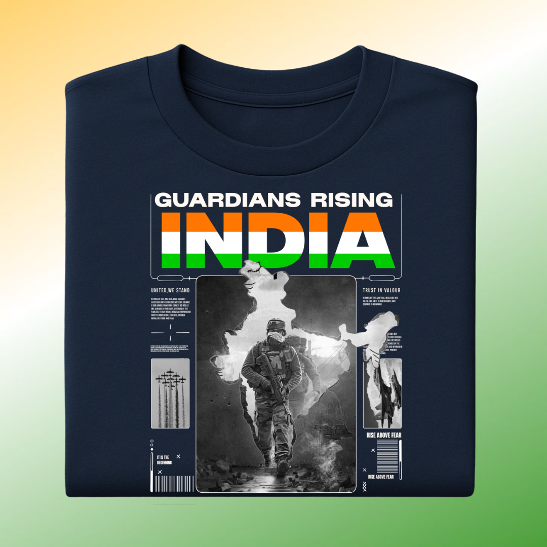 Rising India Unisex Oversized T-Shirt | Scult Store