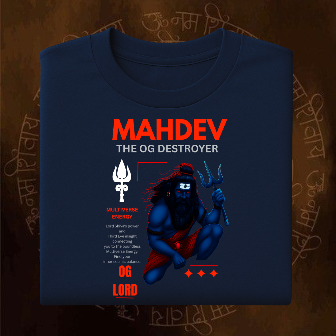 Best Mahadev Oversized T-Shirt |Scult Store