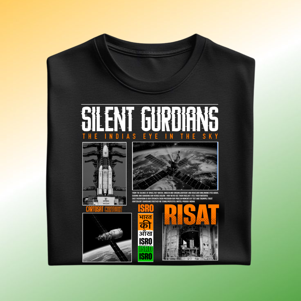 Indian Eye ISRO Unisex Oversized T-Shirt | Scult Store