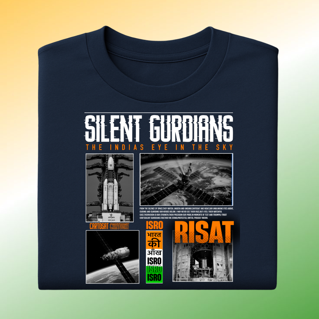 Indian Eye ISRO Unisex Oversized T-Shirt | Scult Store