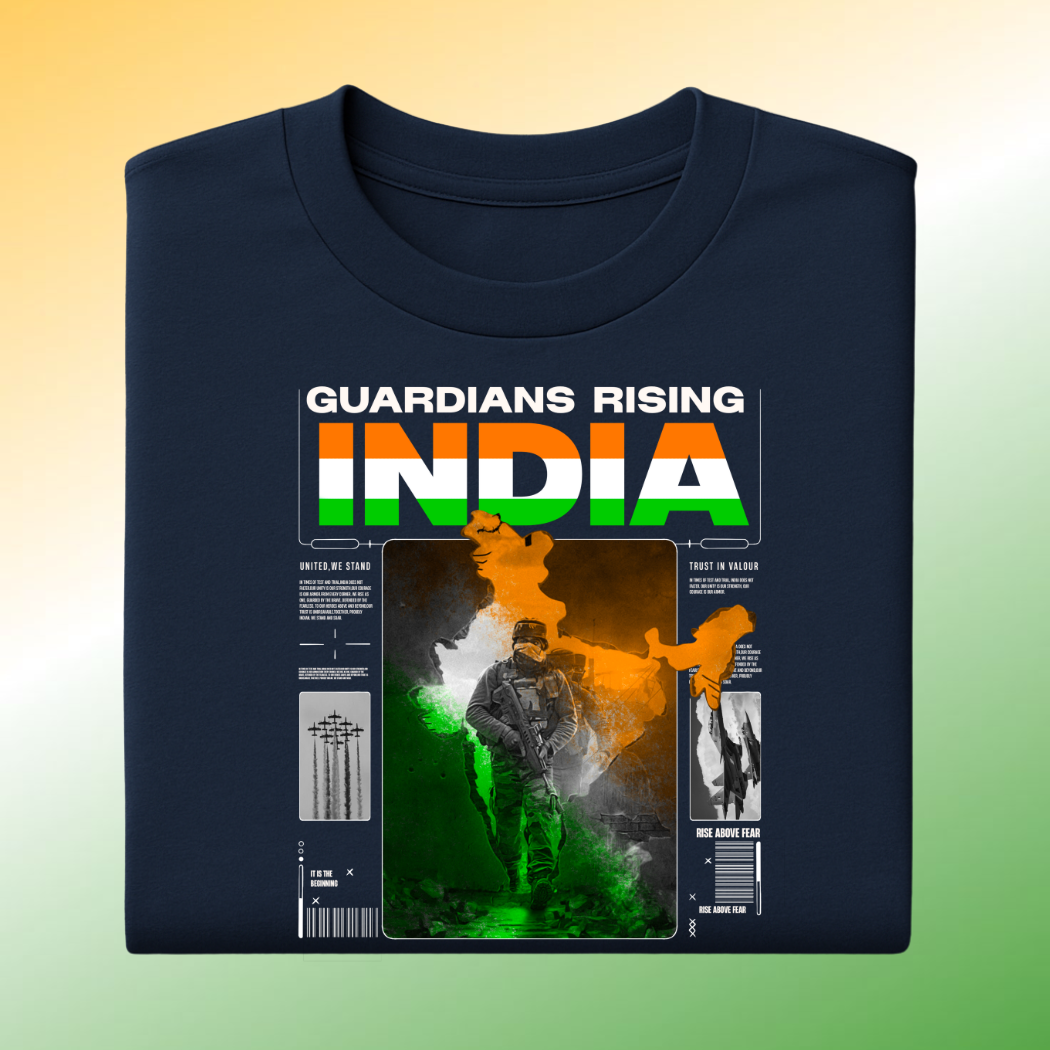 Tri Color India Unisex Oversized Classic T-Shirt | Scult Store