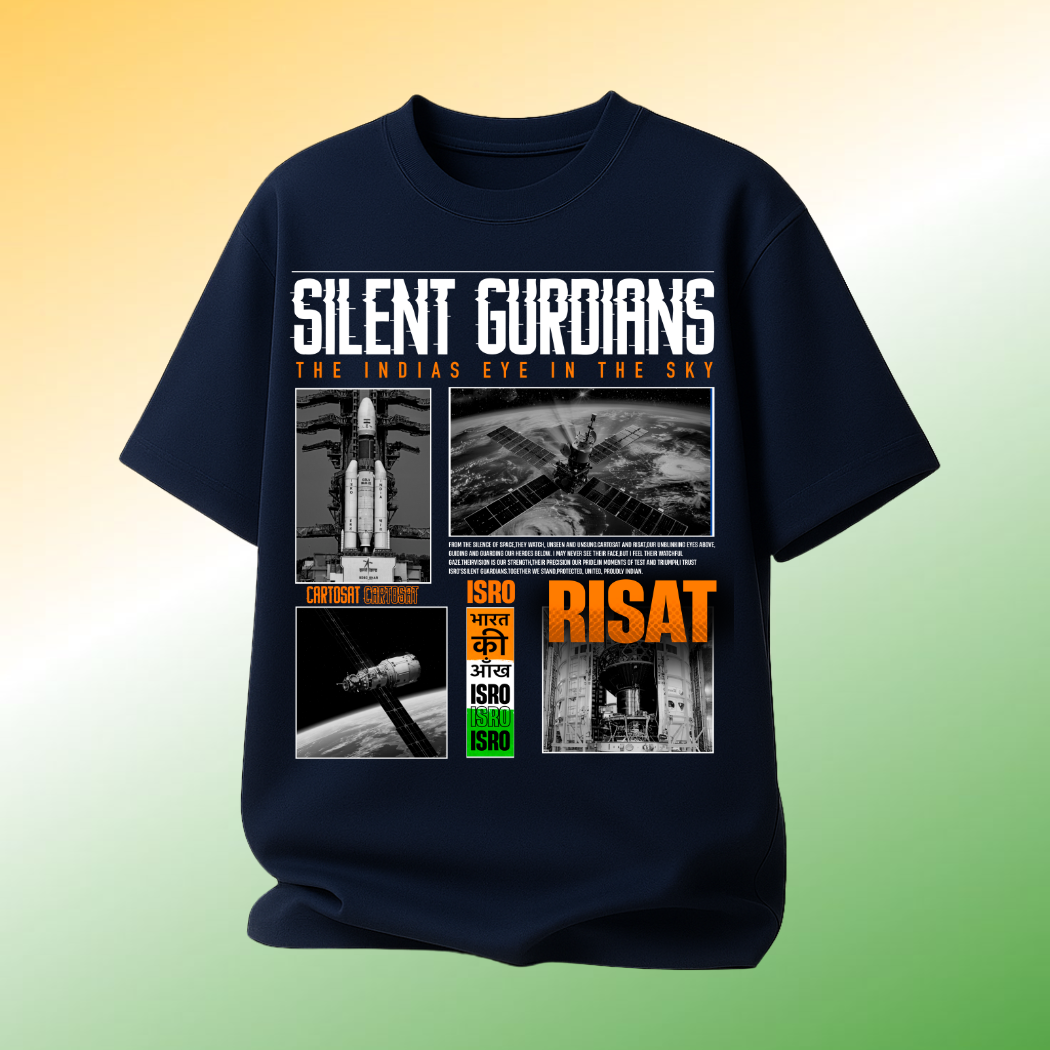 Indian Eye ISRO Unisex Oversized T-Shirt | Scult Store