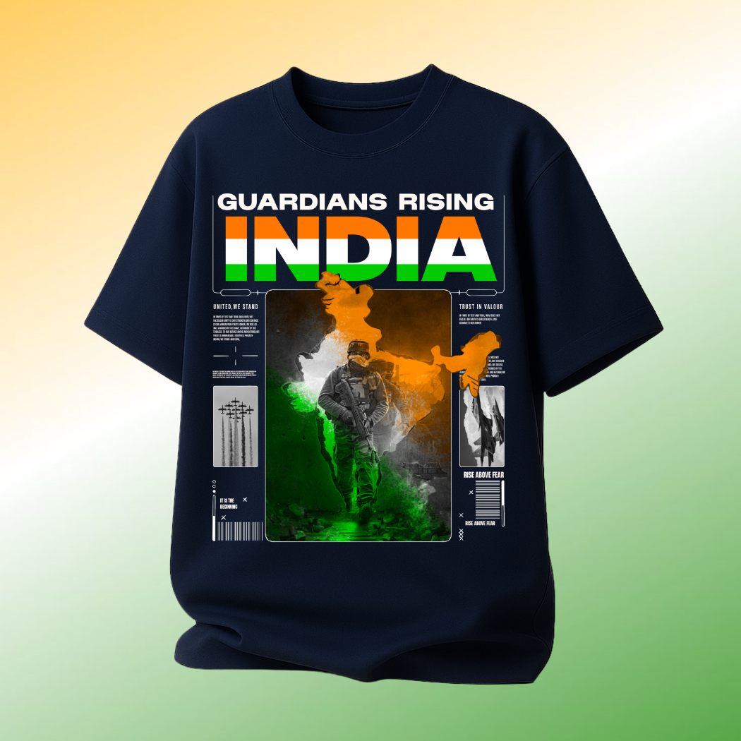 Tri Color India Unisex Oversized Classic T-Shirt | Scult Store