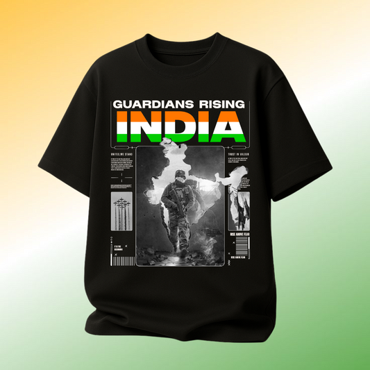 Rising India Unisex Oversized T-Shirt | Scult Store